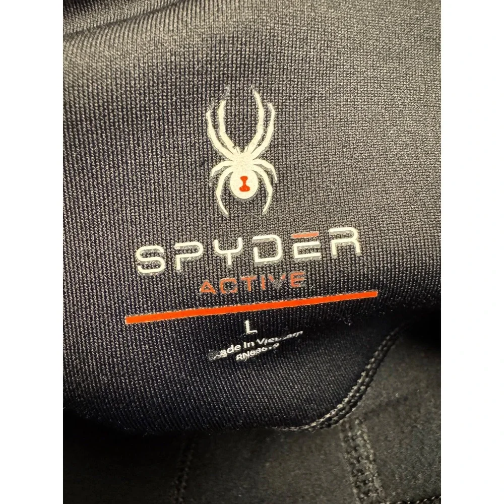 Spyder Active Women's Performance High Rise Legging Tight Cell Phone Pocket Sz L